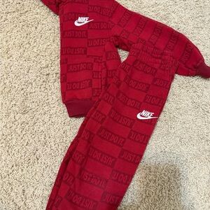 Nike Crimson 'Just Do It' Joggers